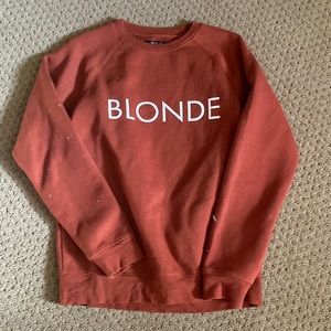 Brunette The Label-cooper blond sweatshirt